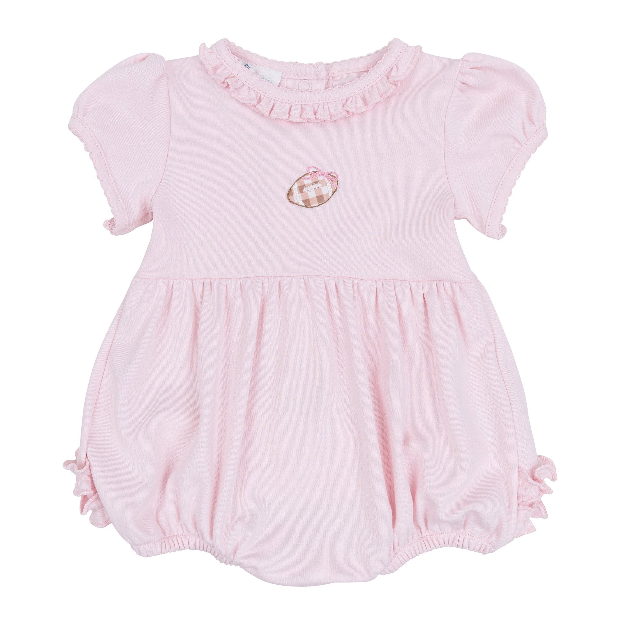 Magnolia Baby_Tiny Tailgater Hand-Embroidered Ruffle Bubble - Pink_1