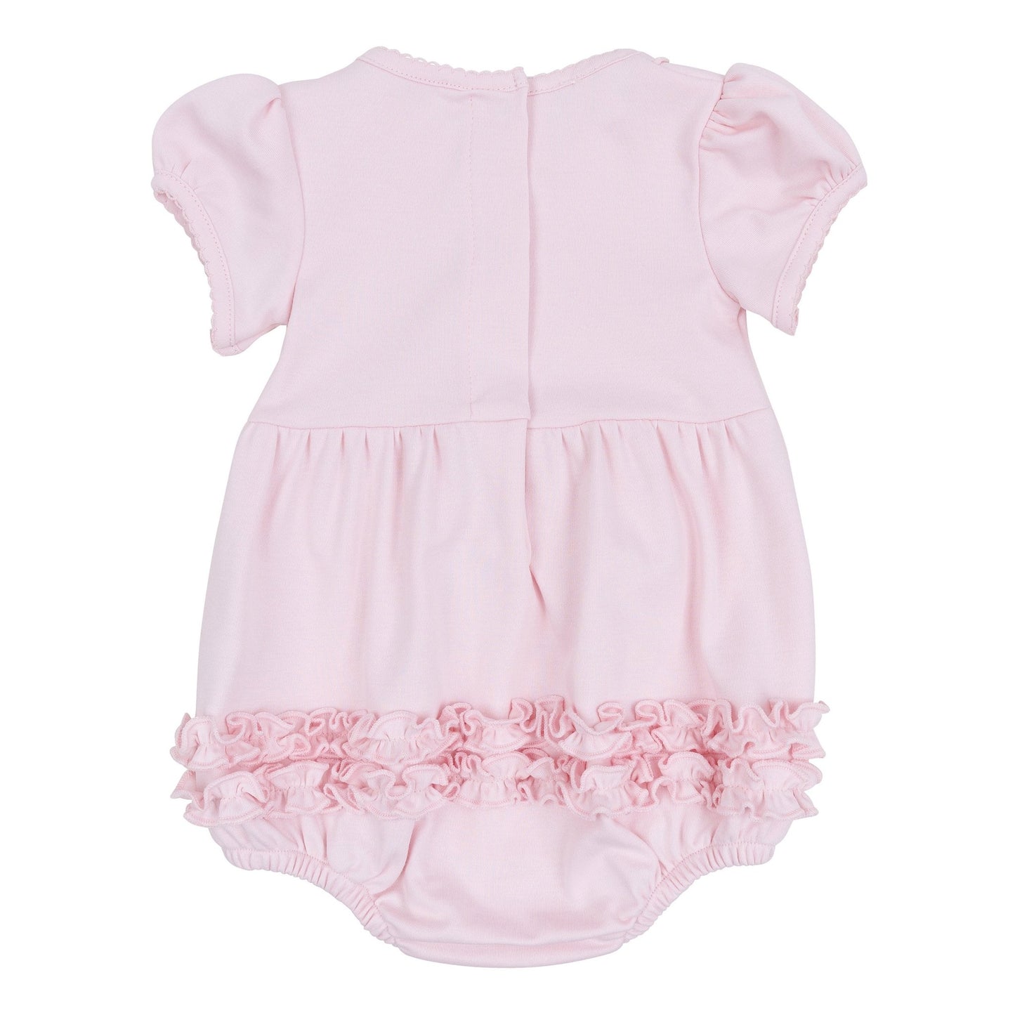 Magnolia Baby_Tiny Tailgater Hand-Embroidered Ruffle Bubble - Pink_3