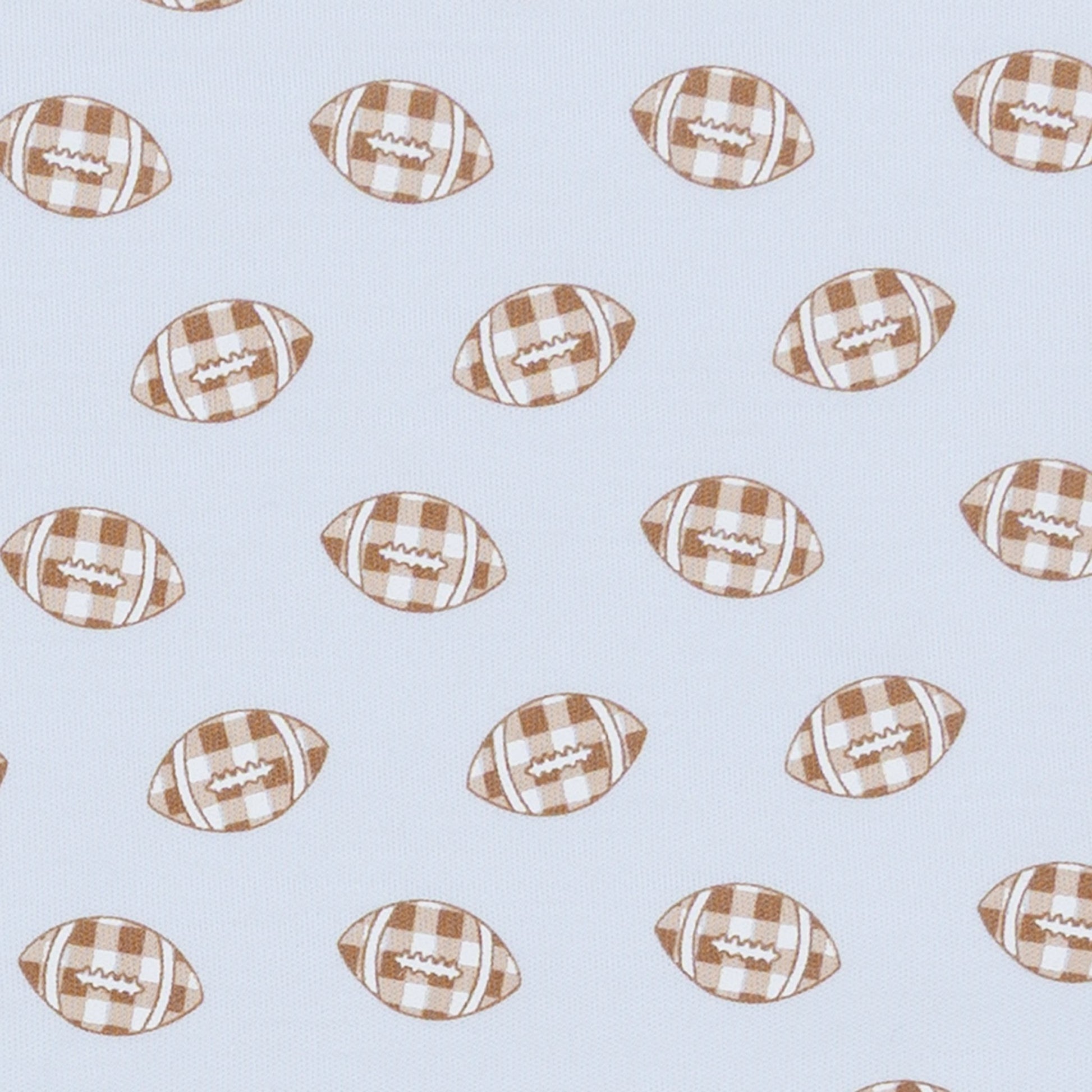 Magnolia Baby_Tiny Tailgater Print Footie - Light Blue_2