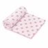 Magnolia Baby_Tiny Tailgater Print Swaddle Blanket - Pink_1