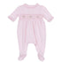 Magnolia Baby_Tiny Tailgater Smocked Footie - Pink_1