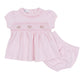 Magnolia Baby_Tiny Tailgater Smocked Ruffle Diaper Cover Set - Pink_1