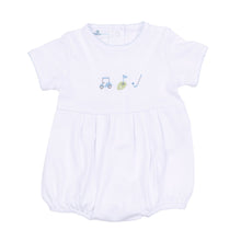  Tiny Tee Time Embroidered Bubble - Light Blue - Magnolia BabyBubble