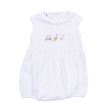  Tiny Tee Time Embroidered Bubble - Pink - Magnolia BabyBubble