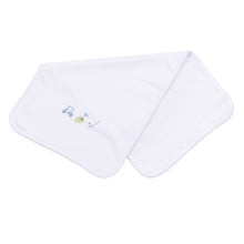  Tiny Tee Time Embroidered Burp Cloth - Light Blue - Magnolia BabyBurp Cloth