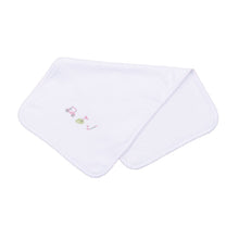  Tiny Tee Time Embroidered Burp Cloth - Pink - Magnolia BabyBurp Cloth