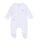Tiny Tee Time Embroidered Footie - Light Blue - Magnolia BabyFootie