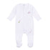 Tiny Tee Time Embroidered Footie - Pink - Magnolia BabyFootie