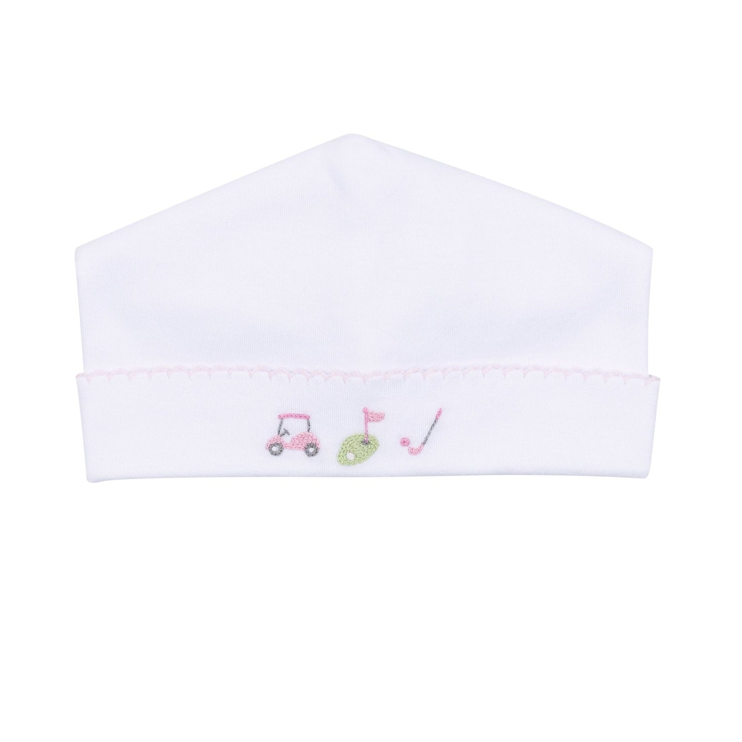 Tiny Tee Time Embroidered Hat - Pink - Magnolia BabyHat