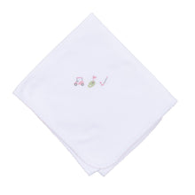  Tiny Tee Time Embroidered Receiving Blanket - Pink - Magnolia BabyReceiving Blanket