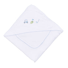  Tiny Tee Time Embroidered Towel Set - Light Blue - Magnolia BabyTowel Set