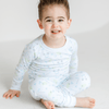 Tiny Tee Time Long Pajamas - Light Blue - Magnolia BabyLong Pajamas