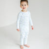 Tiny Tee Time Long Pajamas - Light Blue - Magnolia BabyLong Pajamas