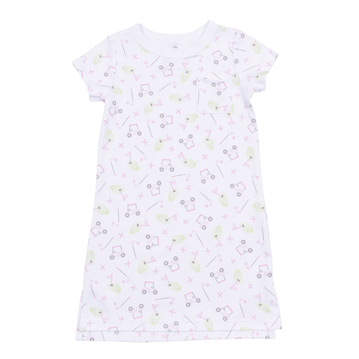 Tiny Tee Time Nightdress - Pink - Magnolia BabyNightdress