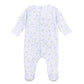 Tiny Tee Time Print Footie - Light Blue - Magnolia BabyFootie