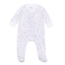  Tiny Tee Time Print Zip Footie - Pink - Magnolia BabyFootie