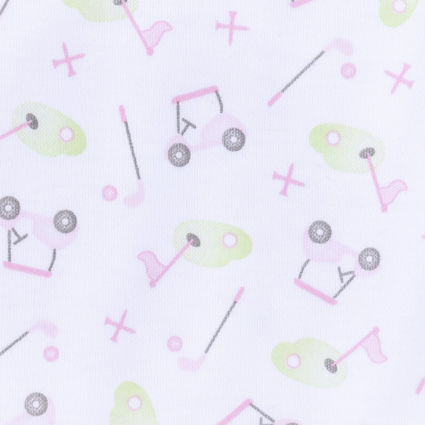 Tiny Tee Time Short Pajamas - Pink - Magnolia BabyShort Pajamas