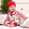 Tis the Season Henley Romper - Magnolia BabyPlaysuit