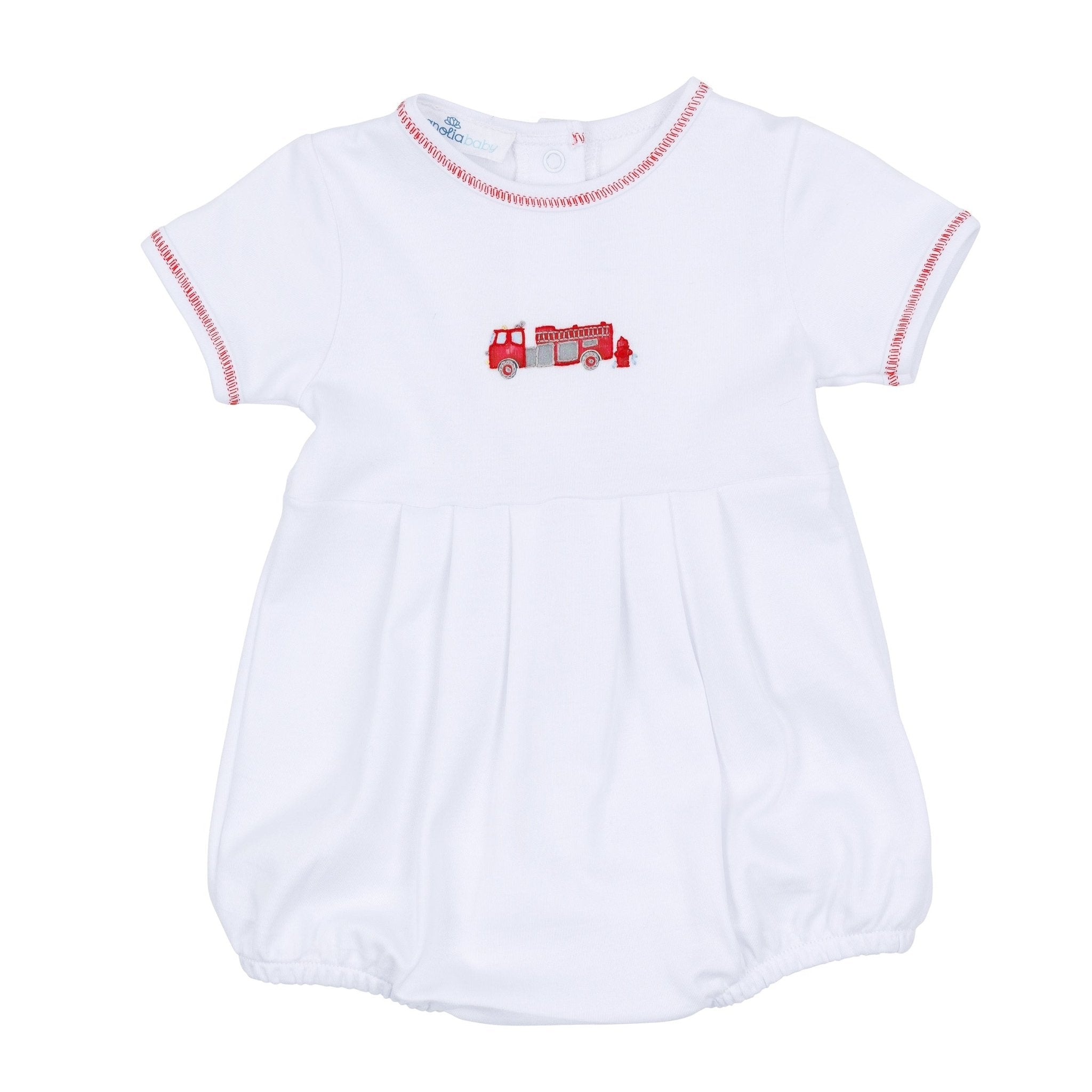 To the Rescue Embroidered Bubble - Magnolia BabyBubble