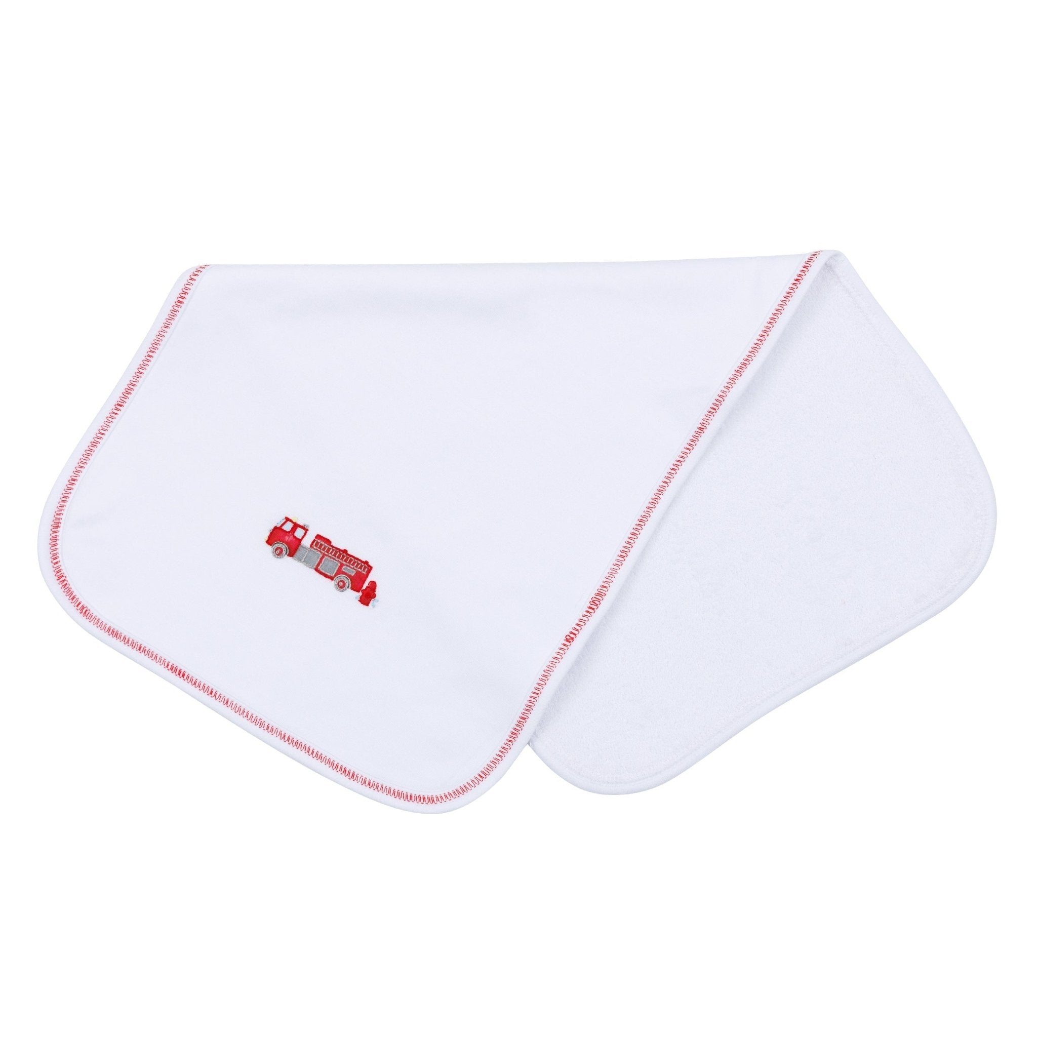 To the Rescue Embroidered Burp Cloth - Magnolia BabyBurp Cloth