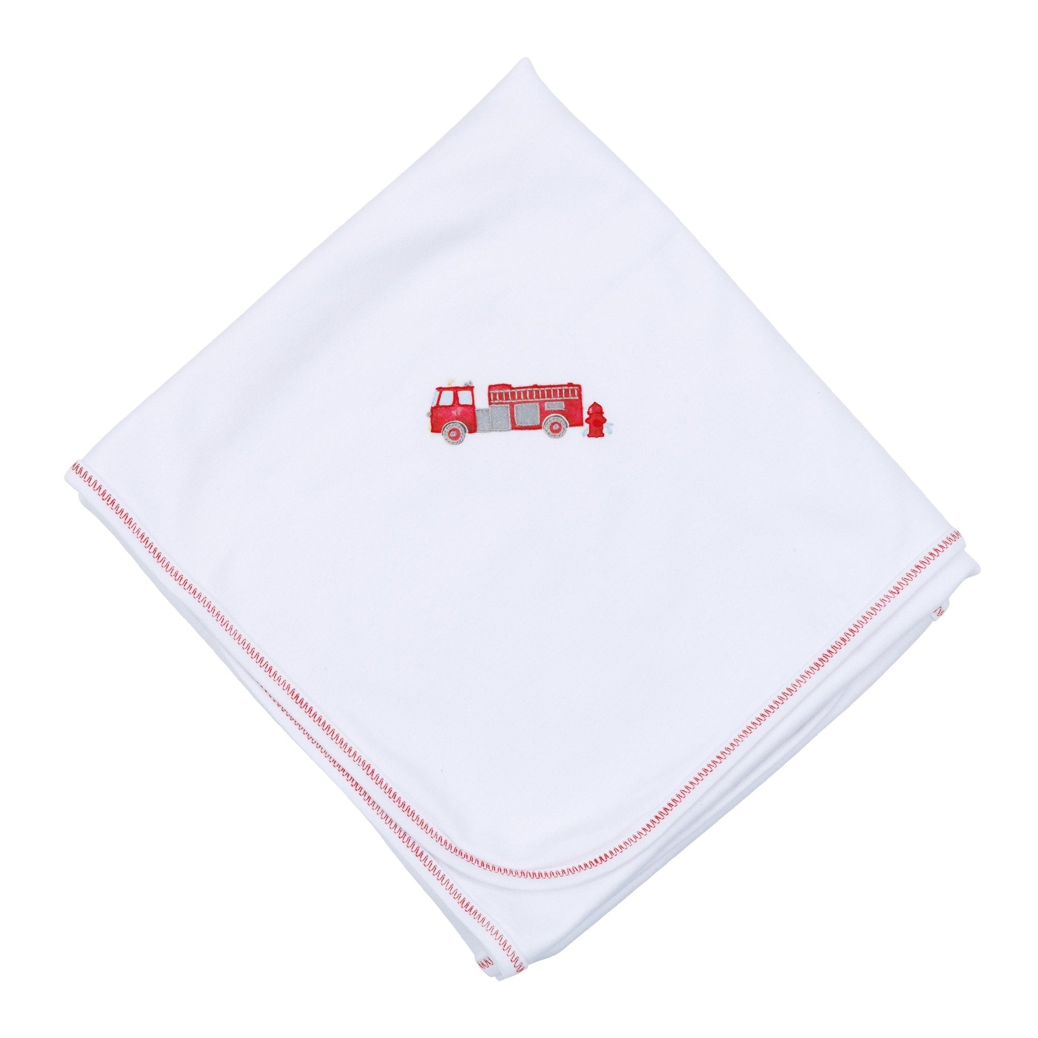 To the Rescue Embroidered Receiving Blanket - Magnolia BabyReceiving Blanket