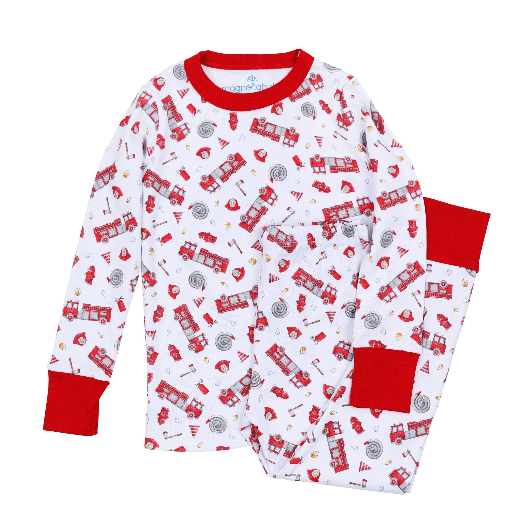 To the Rescue Long Pajamas - Magnolia BabyLong Pajamas