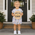 Toddler Boy School Day Sweetness Short Sleeve Bubble - Magnolia BabyBubble
