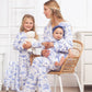 Toile de Jouy Girl Bamboo Pajama Set - Magnolia BabyLong Pajamas