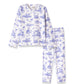 Toile de Jouy Girl Bamboo Pajama Set - Magnolia BabyLong Pajamas