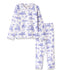 Toile de Jouy Girl Bamboo Pajama Set - Magnolia BabyLong Pajamas