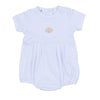 Touchdown Cutie Embroidered Bubble - Light Blue - Magnolia BabyBubble