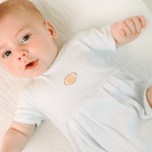  Touchdown Cutie Embroidered Bubble - Light Blue - Magnolia BabyBubble