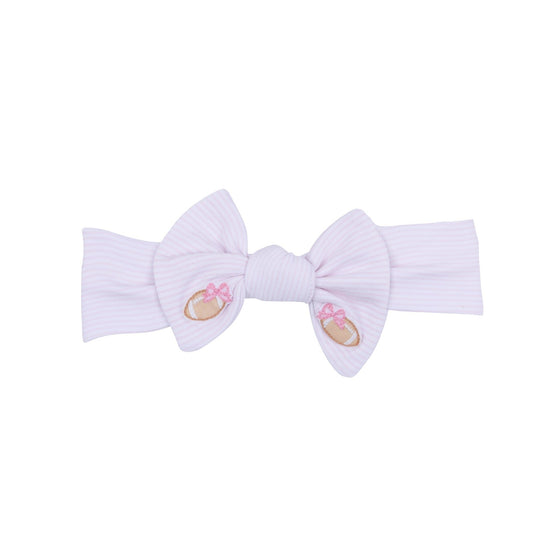 Touchdown Cutie Embroidered Headband - Pink - Magnolia BabyHeadband