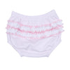 Touchdown Cutie Embroidered Ruffle Diaper Cover Set - Pink - Magnolia BabyDiaper Cover