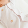 Touchdown Cutie Embroidered Ruffle Footie - Pink - Magnolia BabyFootie