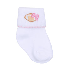  Touchdown Cutie Embroidered Socks - Pink - Magnolia BabySocks