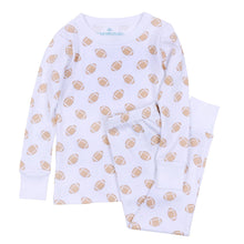  Touchdown Cutie Long Pajamas - Light Blue - Magnolia BabyLong Pajamas