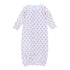 Touchdown Cutie Print Converter - Light Blue - Magnolia BabyConverter Gown