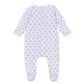Touchdown Cutie Print Footie - Light Blue - Magnolia BabyFootie