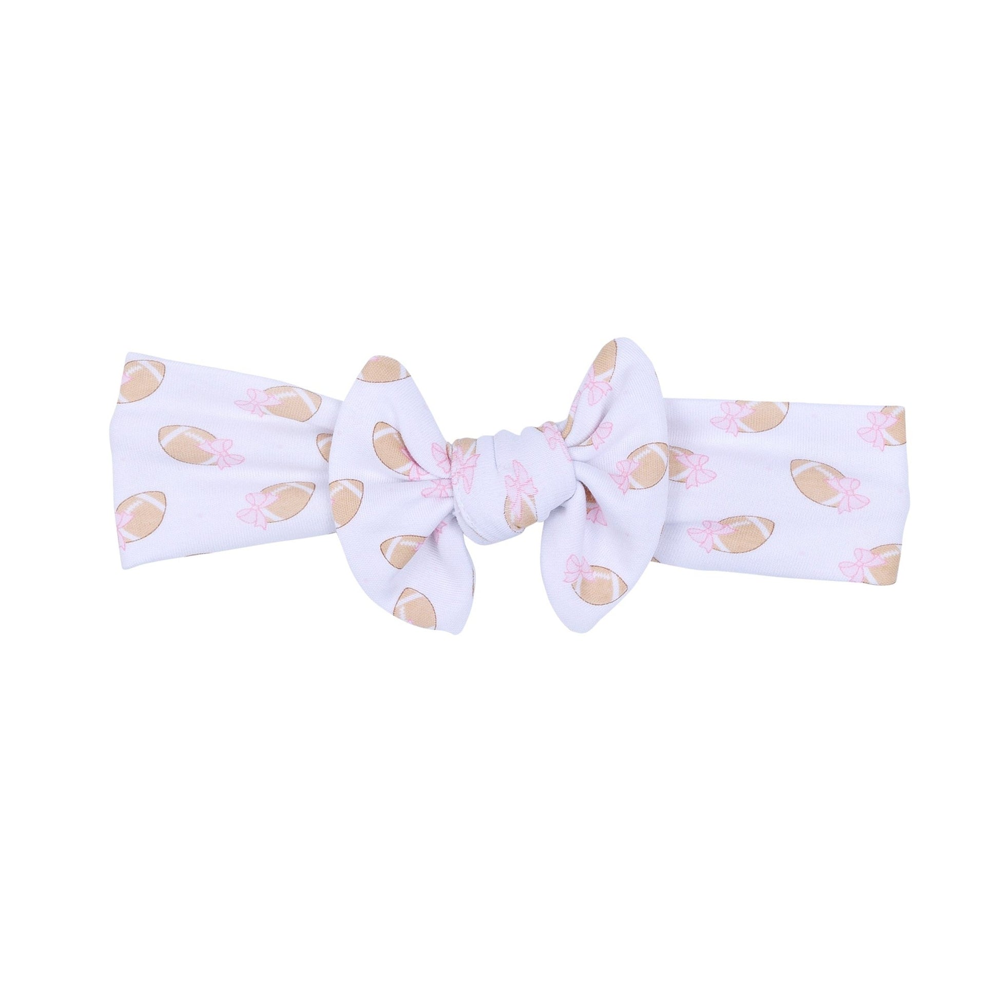 Touchdown Cutie Print Headband - Pink - Magnolia BabyHeadband
