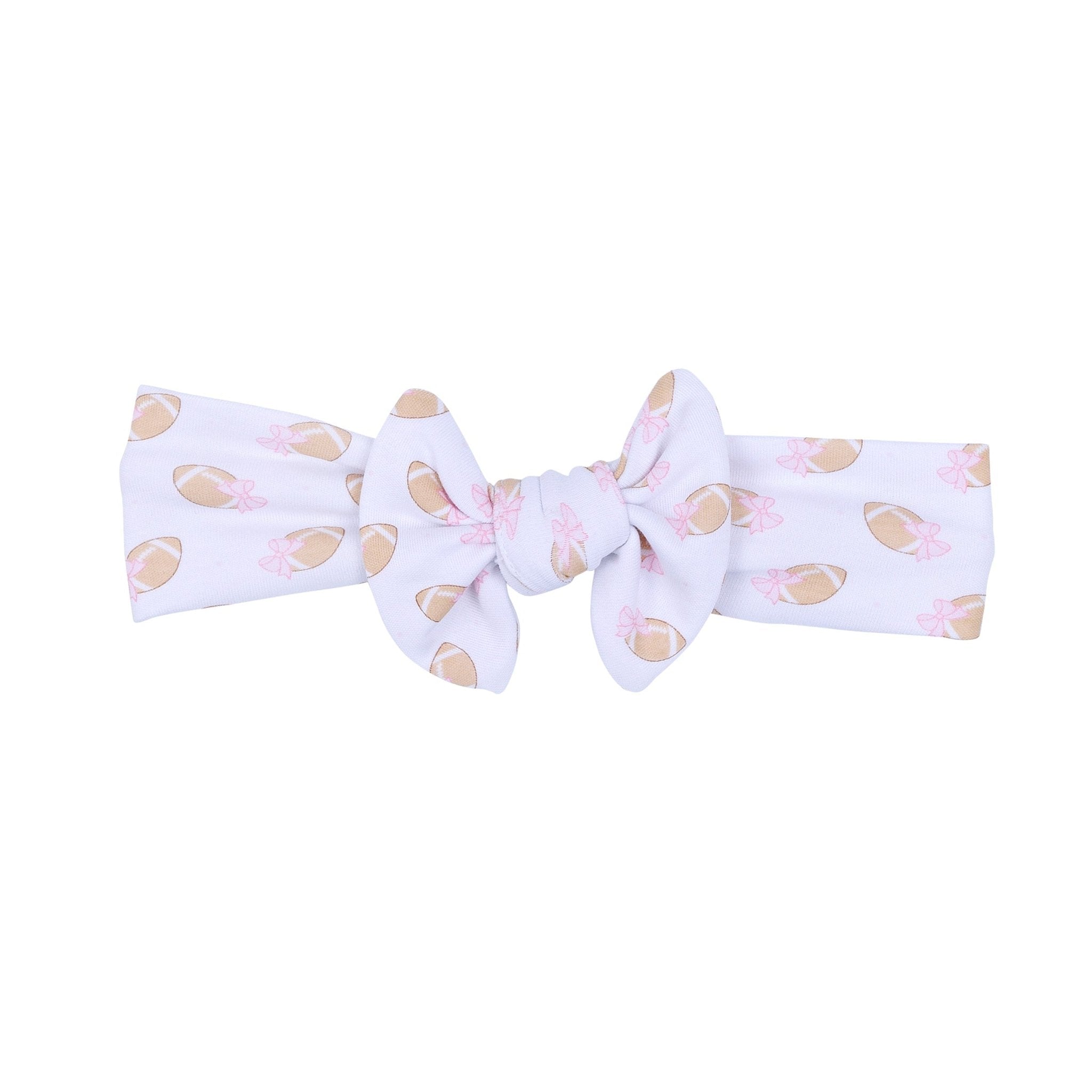Touchdown Cutie Print Headband - Pink - Magnolia BabyHeadband
