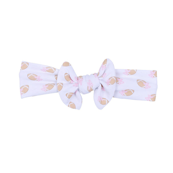 Touchdown Cutie Print Headband - Pink - Magnolia BabyHeadband