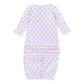 Touchdown Cutie Print Ruffle Converter - Pink - Magnolia BabyConverter Gown