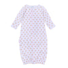 Touchdown Cutie Print Ruffle Converter - Pink - Magnolia BabyConverter Gown