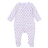 Touchdown Cutie Print Ruffle Footie - Pink - Magnolia BabyFootie