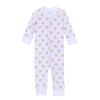 Touchdown Cutie Zip Pajamas - Light Blue - Magnolia BabyZipper Pajamas