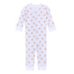 Touchdown Cutie Zip Pajamas - Pink - Magnolia BabyZipper Pajamas
