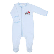  Tractor - Full of Love Applique Footie - Magnolia BabyFootie