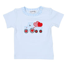  Tractor - Full of Love Applique Short Sleeve T - Shirt - Magnolia BabyT - Shirt