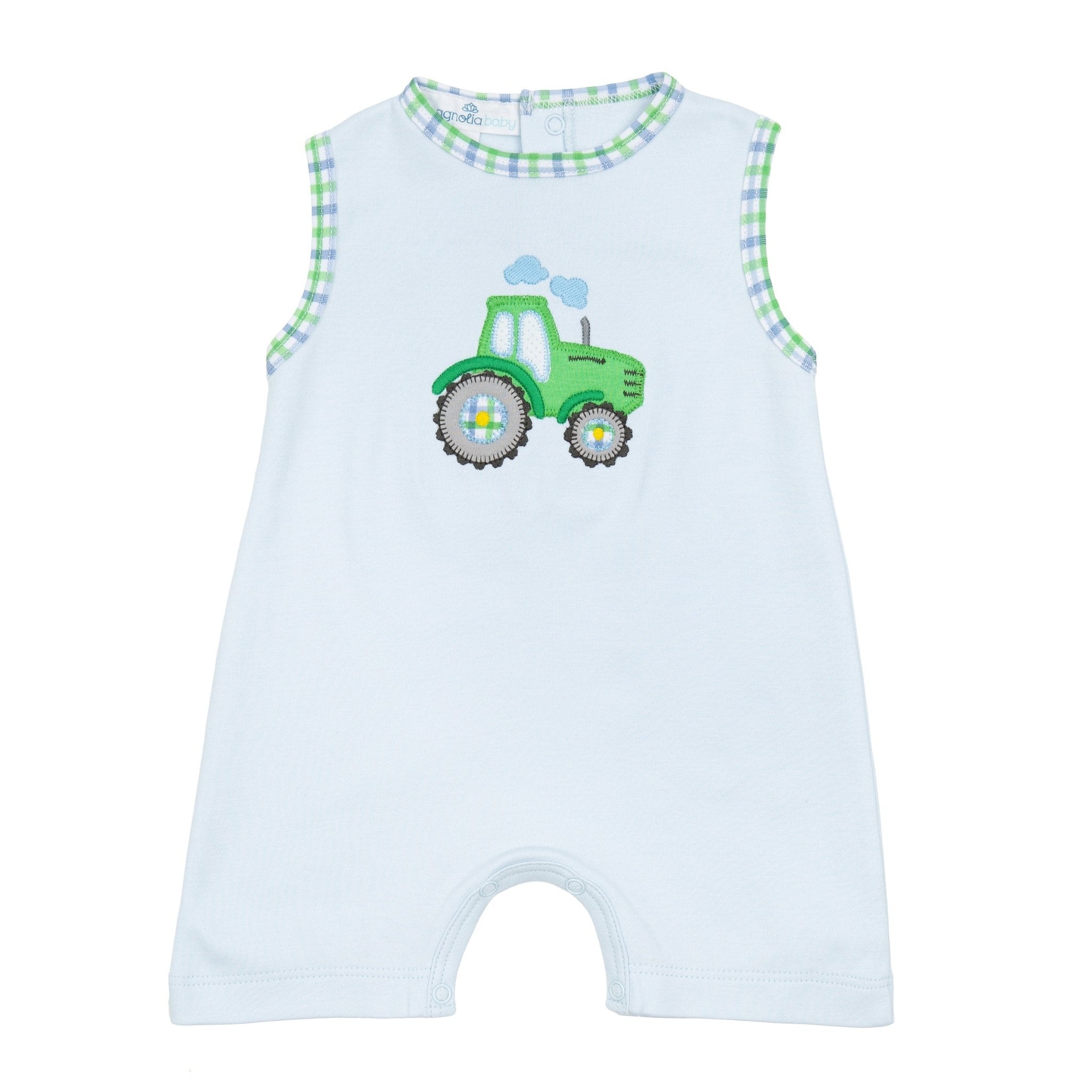 Tractor Tales Applique Short Playsuit - Magnolia BabyShort Playsuit
